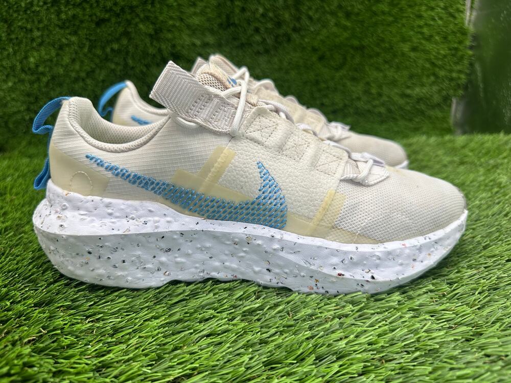 Nike Crater Impact CW2386-104 Athletic Sneaker Women's 8 White Mesh Gym Running